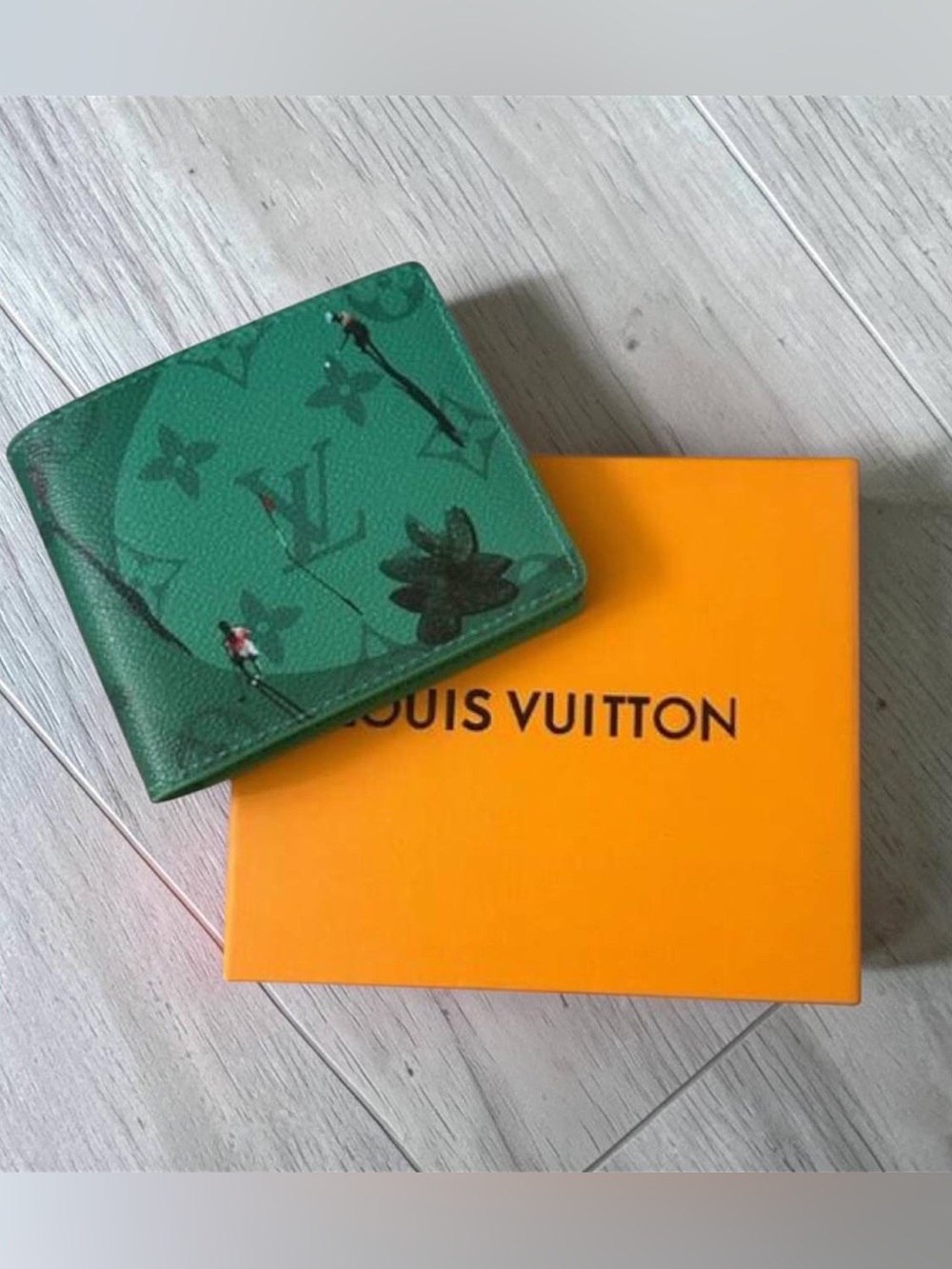 Louis Vuitton Golf Green Bifold Wallet